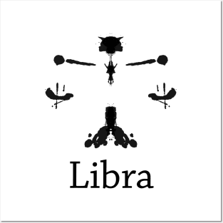 Libra Inkblot Test Posters and Art